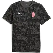 Puma Ac Milan Football Culture Aop T-shirt Med Korta ärmar