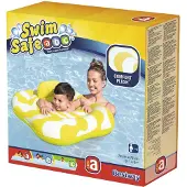 Bestway 32298, Vit, Gul, Simring, Mönstrad, PVC, 1 År, Pojke/flicka