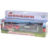 Kids Globe terrängbil med helikopter 520249
