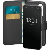 Puro Samsung Galaxy S25+ Plånboksfodral med 2 kortplatser - Svart