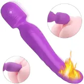 Sex HD Iris - vibrator med värme och dubbla motorer - lila