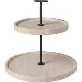 Villeroy & Boch Manufacture Travertine Kakfat - Kakfat, Tårtfat & Kupor Sten Beige