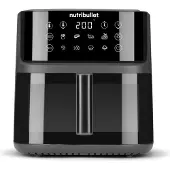 NutriBullet NBA0811DG Varmluftsfritös 8 l Timerfunktion, BPA-fri Mörkgrå