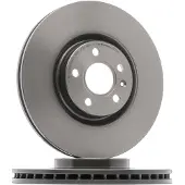 Brembo Bromsskiva 09D25111 fram, ventilerad, höggradigt förkolnad, 1 Stycke