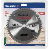 Specialist+ Sågklinga för trä Specialist+ Wood; 184x16 mm; Z48