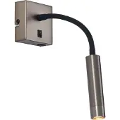 QAZQA Modern pistolgrå vägglampa med USB-C-port - Gosna