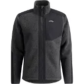 Lundhags Men's Saruk Wool Pile Mid Full Zip Charcoal