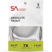 Scientific Anglers Absolute Trout Leader 9 fot 3 stycken