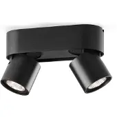 LIGHT-POINT Taklampor , dimbara, Svart, Vardagsrum, Aluminium