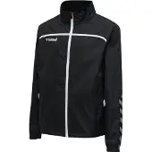 Hummel Träningsjacka Authentic - Svart/Vit Barn, storlek 116 cm