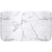 Douceur D`Interieur halkskyddsmatta MARBRE, 45 x 75 cm, vit