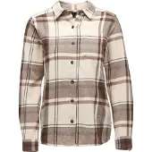 Black Diamond Women's Project Flannel Shirt Chalk Pink-Walnut Plaid