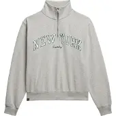 Superdry för kvinnor. W2012259A Sweatshirt Athletic grå (M), Casual, Bomull