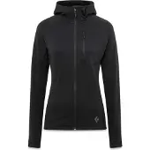Black Diamond Coefficient Fleece Hoody - Fleecetröjor Dam Black XS