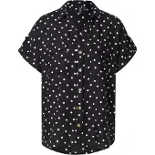 Vero Moda Blus 'VMBumpy' svart / vit