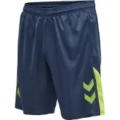 Hummel Lead Tränare Shorts - Navy/Grön, storlek 3XL