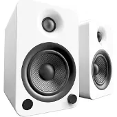Kanto Audio Kanto YU4 Powered Bookshelf Speakers with S4 Tilted Stands White