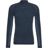 Falke Men's Long Sleeve Zip Wool-Tech Space Blue