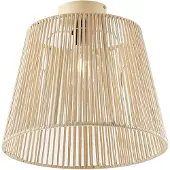 QAZQA Japandi utomhus taklampa med beige rep IP54 - Jayla