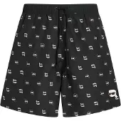 Karl Lagerfeld Badshorts svart / vit