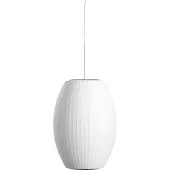 HAY Taklampa , Nelson Cigar Bubble, dimbara, Vit, Vardagsrum, Plast, Design