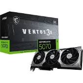 MSI Grafikkort - - VENTUS GeForce RTX 5070 - 12 GB GDDR7 - 3 fläktar - Överclocking