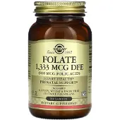 Solgar Solgar, Folic Acid, 1,333 mcg DFE, 250 Tablets