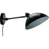 Dyberg Larsen Vägglampa , Futura, Svart, Vardagsrum, Metall, Design