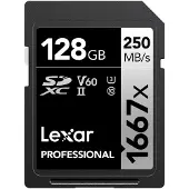 Lexar Professional 1667x Sd Class 3 128gb Minneskort