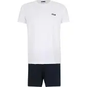 FILA Pyjamas kort svart / vit