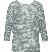 LASCANA T-shirt rökblå / ljusgrå