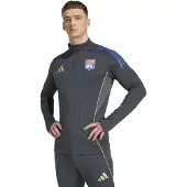 Adidas Funktionstopp 'Olympique Lyon Tiro 25 Competition' blå / pastellgul / grafit / orangeröd