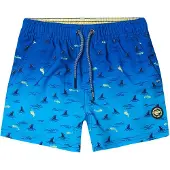 KOROSHI Badshorts blå / azur / vit