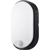 MEGATRON Bulka MT69041 LED-utomhusväggbelysning med rörelsedetektor LED 10 W Svart