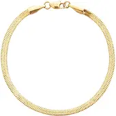 Mockberg Thin Snake Bracelet Gold - Stjärnurmakarna