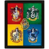 Harry Potter Harry Potter: (Colourful Crest) - Framed