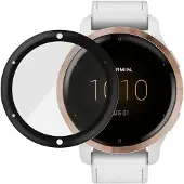 PanzerGlass - Skärmskydd för sportklocka - glas - ramfärg svart - för Garmin Venu 2S