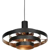 Steinhauer Hänglampa Halo Cirque, dimbar, Svart, Vardagsrum / matsal, Metall, Modern, Pendellampa