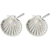Pilgrim Opal Recycled Seasehll Earrings Silver-plated