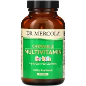 Dr. Mercola , Smältbar Multivitamin för Barn, 60 Tabletter