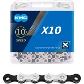Kmc Grandine X10 silver/svart 10-växlad 114 länkar