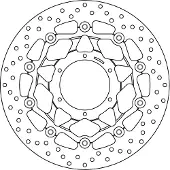 Brembo Bromsskivor godkända enligt ECE R90 78B40877 FRAM