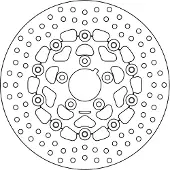 Brembo Bromsskivor godkända enligt ECE R90 78B40822 FRAM