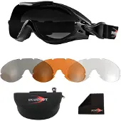 Bobster Phoenix Otg With 3 Interchangeable Lenses Offroad-glasögon