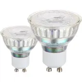 Eglo GU10 LED SCOB klar ljuskälla med direkt varmt vitt ljus, 2-pack