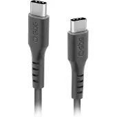 SBS USB-C till USB-C-kabel 3 m svart