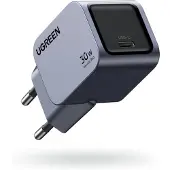 UGREEN Nexode Pro Laddningsadapter 30 W USB-C hona Grå Inomhus