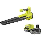 Ryobi ONE+ sladdlös lövblåsare RY18BLB-140 18V (grön/svart, Li-Ion 4.0 Ah)