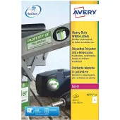 Avery-Zweckform L4775-20 Folieetiketter 210 x 297 mm Polyesterfilm Vit 20 st Permanent Laser, färg, Laser, Färgkopiator, Kopiator, Färglaserskrivare