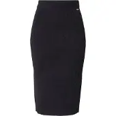 Armani Exchange för kvinnor. 8NYN9AYMH6Z1200 Svart midikjol (XS), Casual, Viskos